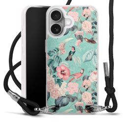 New Carry Case Transparent Stoff schwarz/silber