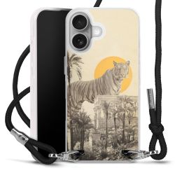 New Carry Case Transparent Stoff schwarz/silber