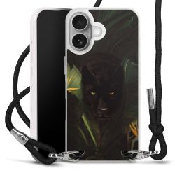 New Carry Case Transparent Stoff schwarz/silber