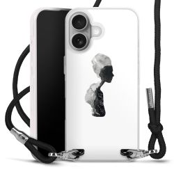 New Carry Case Transparent Stoff schwarz/silber