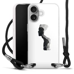 New Carry Case Transparent Stoff schwarz/silber