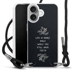 New Carry Case Transparent Stoff schwarz/silber