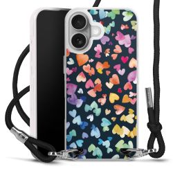 New Carry Case Transparent Stoff schwarz/silber