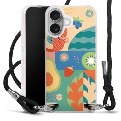 New Carry Case Transparent Stoff schwarz/silber