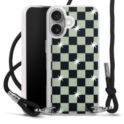 New Carry Case Transparent Stoff schwarz/silber