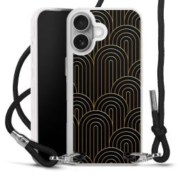 New Carry Case Transparent Stoff schwarz/silber