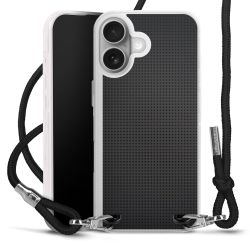 New Carry Case Transparent Stoff schwarz/silber