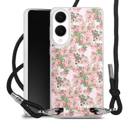 New Carry Case Transparent Stoff schwarz/silber