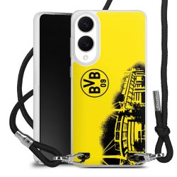 New Carry Case Transparent Stoff schwarz/silber