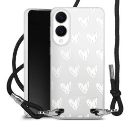 New Carry Case Transparent Stoff schwarz/silber