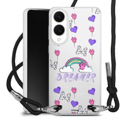 New Carry Case Transparent Stoff schwarz/silber