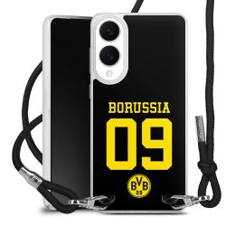 New Carry Case Transparent Stoff schwarz/silber