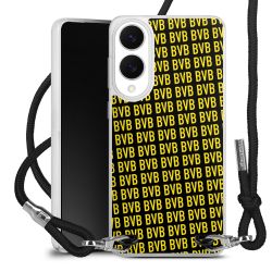 New Carry Case Transparent Stoff schwarz/silber