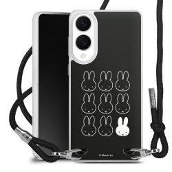 New Carry Case Transparent Stoff schwarz/silber