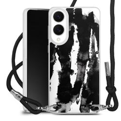 New Carry Case Transparent Stoff schwarz/silber