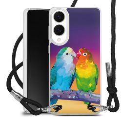 New Carry Case Transparent Stoff schwarz/silber