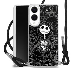 New Carry Case Transparent Stoff schwarz/silber