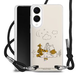 New Carry Case Transparent Stoff schwarz/silber