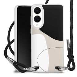 New Carry Case Transparent Stoff schwarz/silber