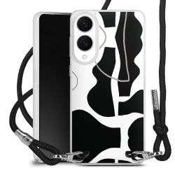 New Carry Case Transparent Stoff schwarz/silber