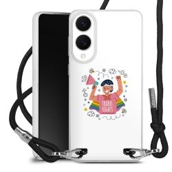 New Carry Case Transparent Stoff schwarz/silber