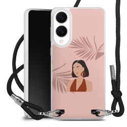 New Carry Case Transparent Stoff schwarz/silber