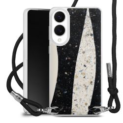 New Carry Case Transparent Stoff schwarz/silber