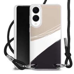 New Carry Case Transparent Stoff schwarz/silber