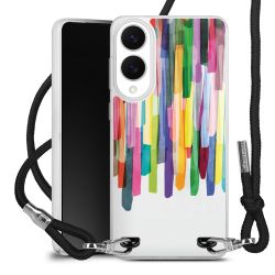 New Carry Case Transparent Stoff schwarz/silber