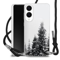 New Carry Case Transparent Stoff schwarz/silber