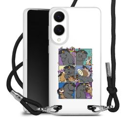 Carry Case Stoff schwarz/silber