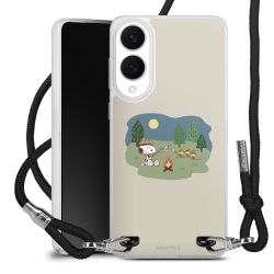 New Carry Case Transparent Stoff schwarz/silber