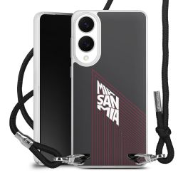 New Carry Case Transparent Stoff schwarz/silber