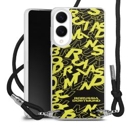 New Carry Case Transparent Stoff schwarz/silber