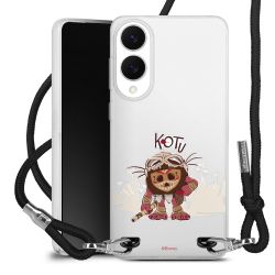 New Carry Case Transparent Stoff schwarz/silber