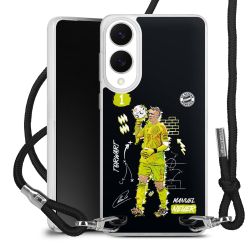 New Carry Case Transparent Stoff schwarz/silber