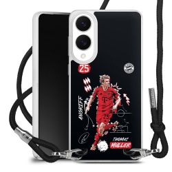 New Carry Case Transparent Stoff schwarz/silber