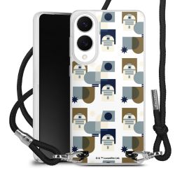 New Carry Case Transparent Stoff schwarz/silber