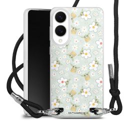 New Carry Case Transparent Stoff schwarz/silber