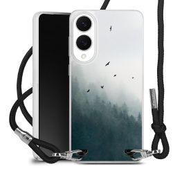 New Carry Case Transparent Stoff schwarz/silber