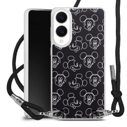 New Carry Case Transparent Stoff schwarz/silber