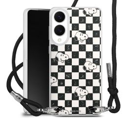 New Carry Case Transparent Stoff schwarz/silber