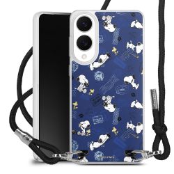 New Carry Case Transparent Stoff schwarz/silber