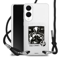 New Carry Case Transparent Stoff schwarz/silber