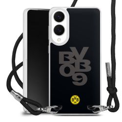 New Carry Case Transparent Stoff schwarz/silber