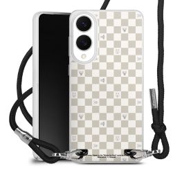 New Carry Case Transparent Stoff schwarz/silber