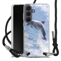 New Carry Case Transparent Stoff schwarz/silber