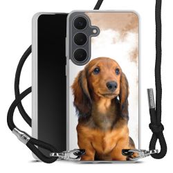 New Carry Case Transparent Stoff schwarz/silber