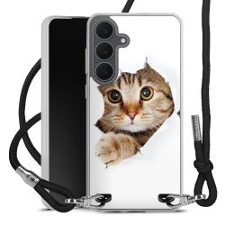 New Carry Case Transparent Stoff schwarz/silber