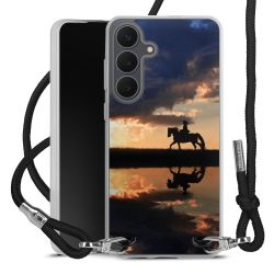 New Carry Case Transparent Stoff schwarz/silber